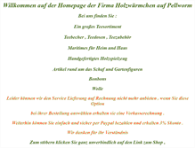 Tablet Screenshot of holzwuermchen.com